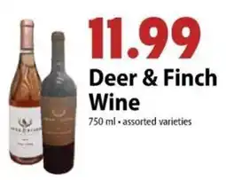 Festival Foods Deer & Finch Wine offer