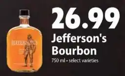 Festival Foods Jefferson's Bourbon offer