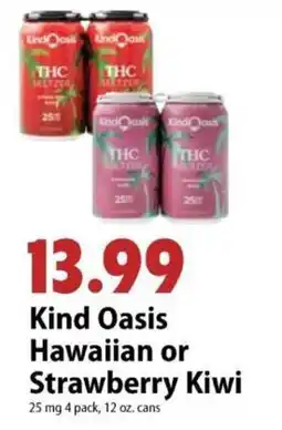 Festival Foods Kind Oasis Hawaiian or Strawberry Kiwi offer