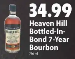 Festival Foods Heaven Hill Bottled-In-Bond Bourbon offer