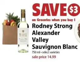 Festival Foods Rodney Strong Alexander Valley Sauvignon Blanc offer