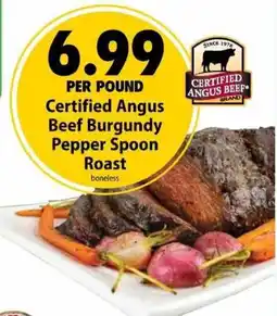 Festival Foods Certified Angus Beef Burgundy Pepper Spoon Roast offer
