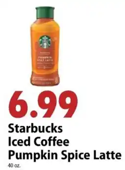 Festival Foods Starbucks iced coffee pumpkin spice latte offer