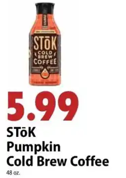 Festival Foods Stok Pumpkin Cold Brew Coffee offer
