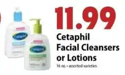 Festival Foods Cetaphil Facial Cleansers or Lotions offer
