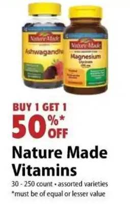 Festival Foods Nature Made Vitamins offer