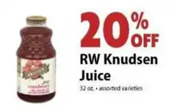 Festival Foods Rw Knudsen Juice offer