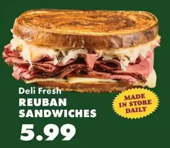 Deli Fresh Reuban Sandwiches