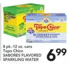 Pete's Fresh Market Topo Chico Sabores Flavored Sparkling Water offer