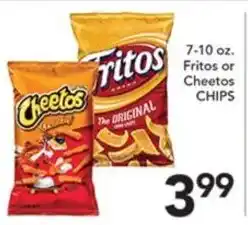 Pete's Fresh Market Fritos or Cheetos chips offer