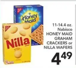 Pete's Fresh Market Nabisco Honey Maid Graham Crackers or Nilla Wafers offer