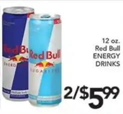 Pete's Fresh Market Red Bull Energy Drinks offer