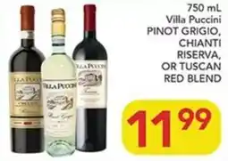 Pete's Fresh Market Villa Puccini Pinot Grigio, Chianti Riserva, or Tuscan Red Blend offer