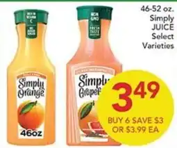 Pete's Fresh Market Simply Orange offer
