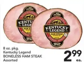 Pete's Fresh Market Kentucky Legend boneless ham steak offer