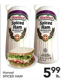 Pete's Fresh Market Hormel spiced ham offer