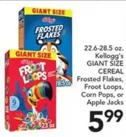 Pete's Fresh Market Kellogg's cereal offer