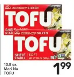 Pete's Fresh Market Mori Nu tofu offer