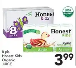 Pete's Fresh Market Honest Kids Organic Juice offer