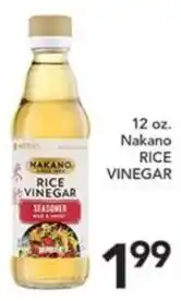 Pete's Fresh Market Nakano rice vinegar offer