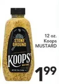 Pete's Fresh Market Koops's stone ground mustard offer
