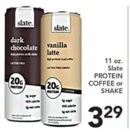 Pete's Fresh Market Slate protein coffee or shake offer