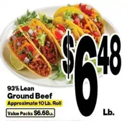 Super Saver 93% Lean Ground Beef offer