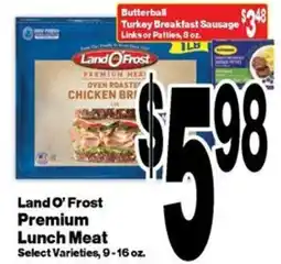 Super Saver Land O' Frost Premium Lunch Meat offer