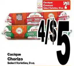 Super Saver Cacique Chorizo offer