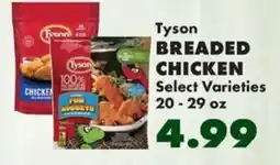 Sullivan's Foods Tyson breaded chicken offer