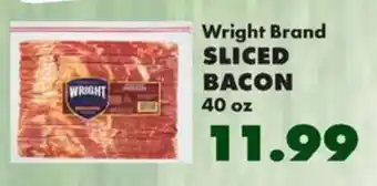 Wright brand sliced bacon