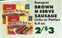 Sullivan's Foods Banquet brown n serve sausage offer