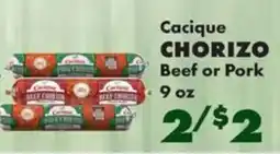 Sullivan's Foods Cacique chorizo offer