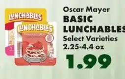 Sullivan's Foods Oscar Mayer basic lunchables offer