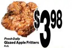 Super Saver Fresh Daily Glazed Apple Fritters offer