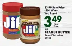 Sullivan's Foods Jif peanut butter offer