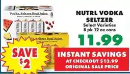 Sullivan's Foods Nutrl Vodka Seltzer offer