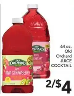 Pete's Fresh Market Old Orchard juice cocktail offer