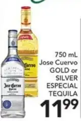 Pete's Fresh Market Jose Cuervo Gold or Silver Especial Tequila offer