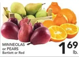 Minneolas or Pears