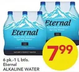 Pete's Fresh Market Eternal alkaline water offer