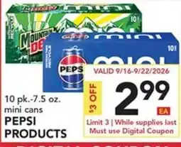 Pete's Fresh Market Pepsi Products offer