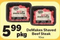 Save a Lot DeMakes Shaved Beef Steak offer