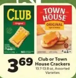 Save a Lot Club or Town House Crackers offer