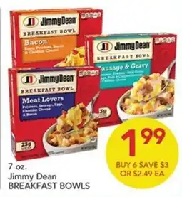Pete's Fresh Market Jimmy Dean Breakfast Bowls offer