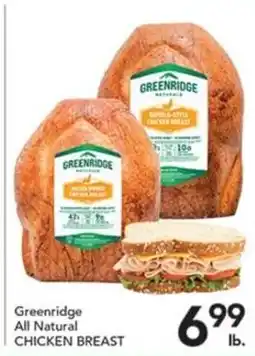 Pete's Fresh Market Greenridge All Natural Chicken Breast offer