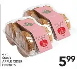 Pete's Fresh Market Stan's apple cider donuts offer