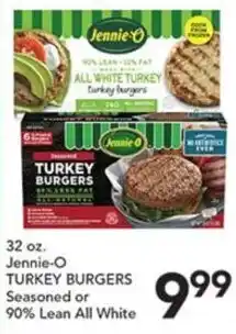 Pete's Fresh Market Jennie-O turkey burgers offer