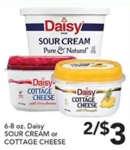 Pete's Fresh Market Daisy sour cream or cottage cheese offer