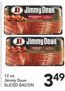 Pete's Fresh Market Jimmy Dean sliced bacon offer